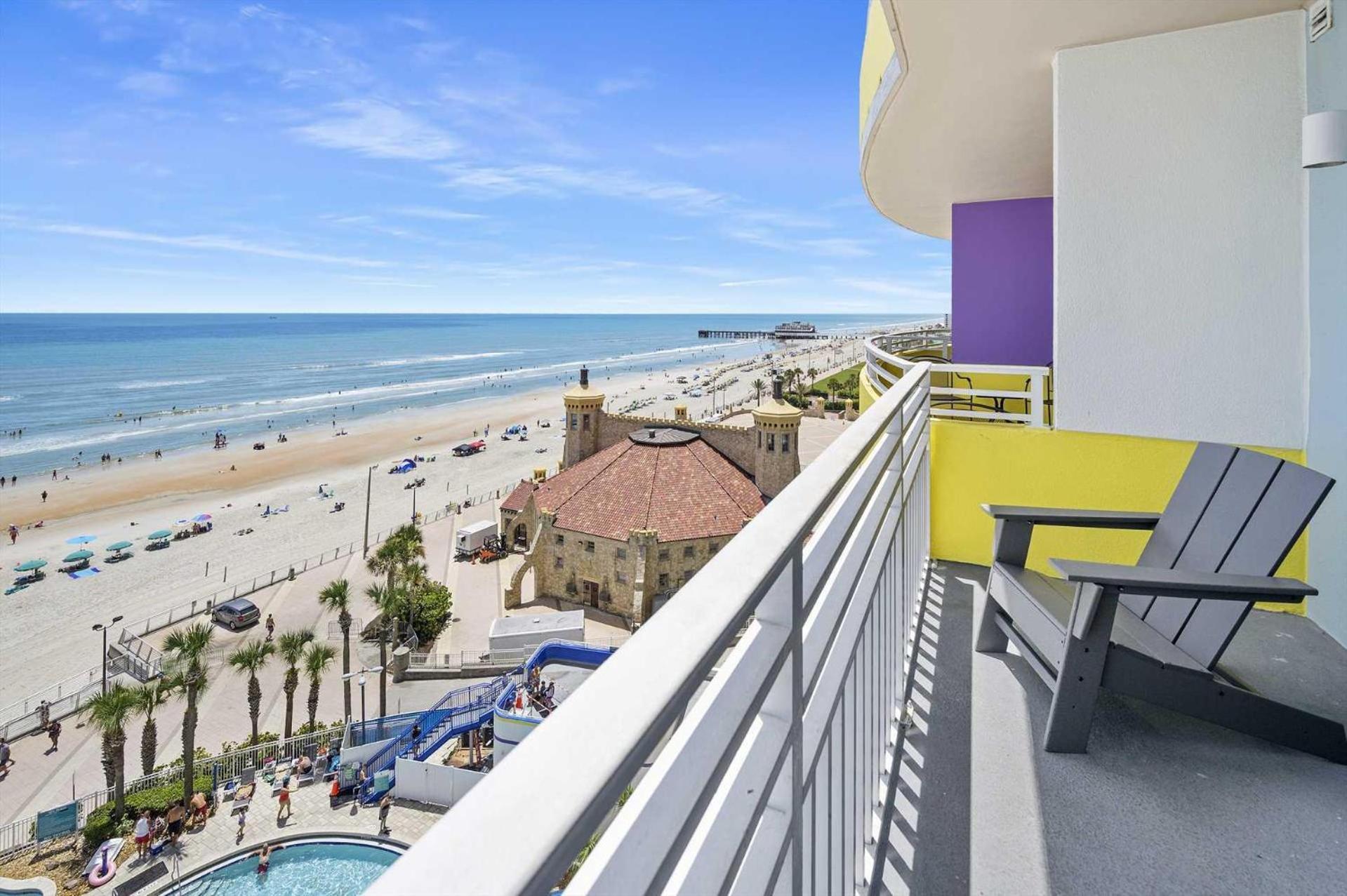 Luxury 9Th Floor 1 Bedroom Condo Direct Oceanfront Daytona Beach | 908 Exterior photo