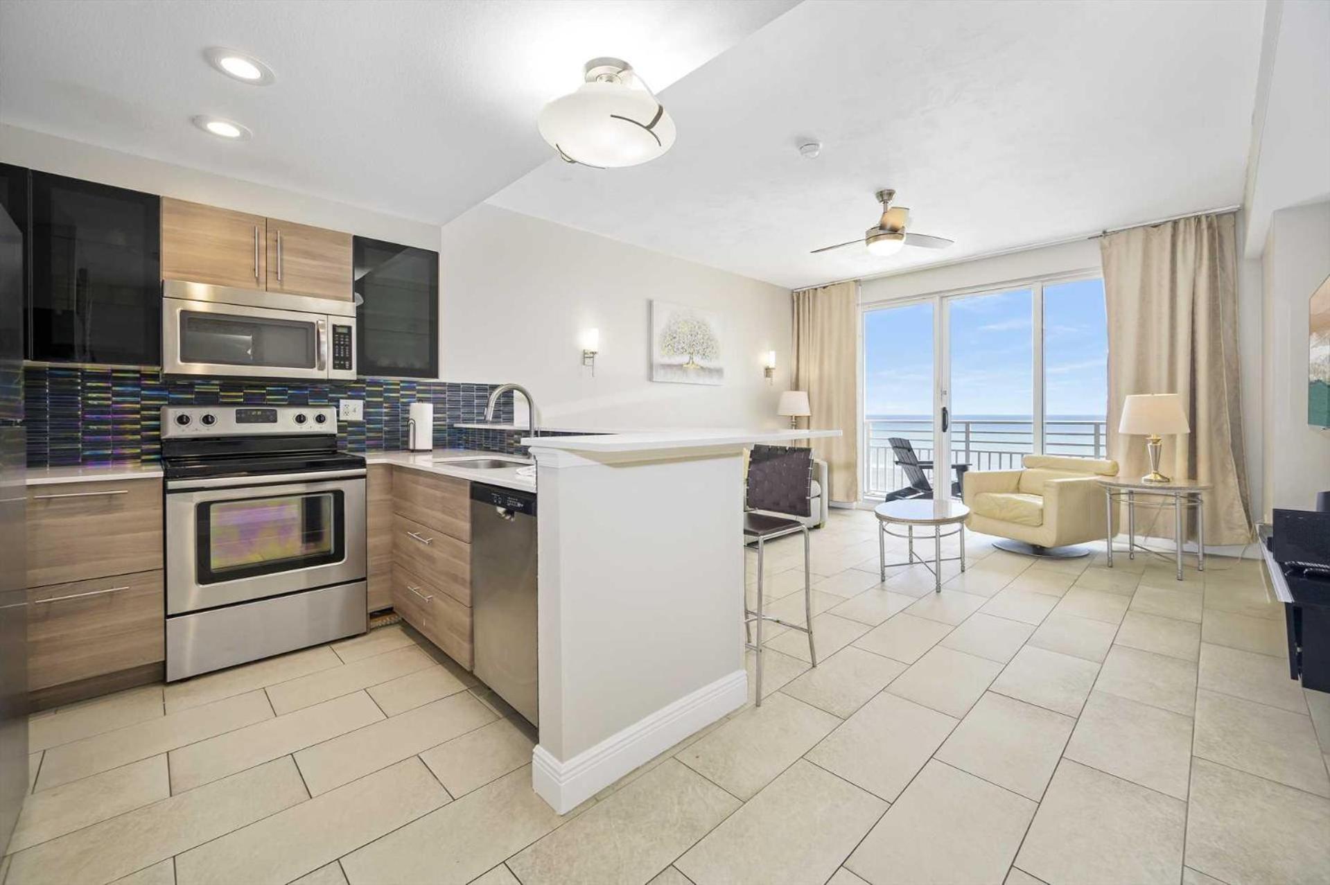 Luxury 9Th Floor 1 Bedroom Condo Direct Oceanfront Daytona Beach | 908 Exterior photo